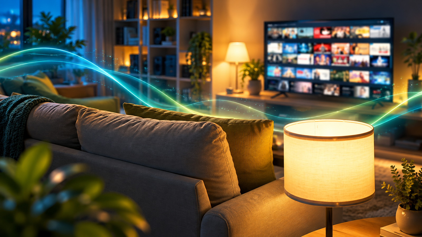 Strom sparen im Wohnzimmer